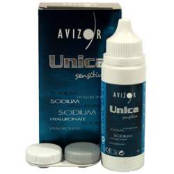 Płyn do soczewek kontaktowych - Avizor Unica Sensitive - 100 ml