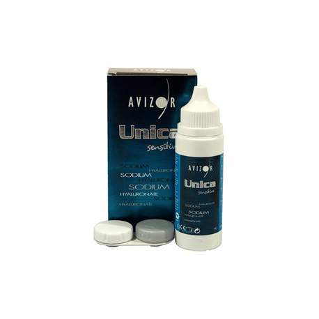 Płyn do soczewek kontaktowych - Avizor Unica Sensitive - 100 ml
