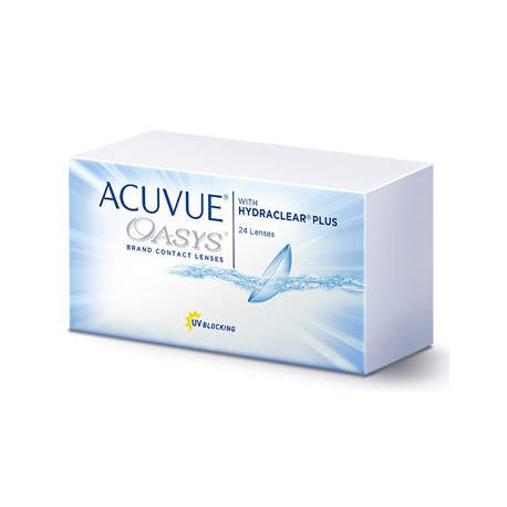 Soczewki kontaktowe Acuvue Oasys with Hydraclear Plus - 24 szt.