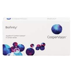 Soczewki kontaktowe Biofinity CooperVision - 6 szt.