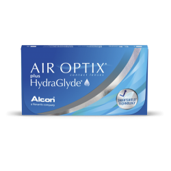 Soczewki kontaktowe Air Optix plus HydraGlyde - 3 szt.