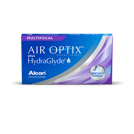 Soczewki kontaktowe Air Optix HydraGlyde Multifocal - 6 szt.