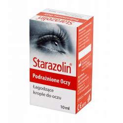 Krople do oczu Starazolin - 10 ml - podrażnione oczy