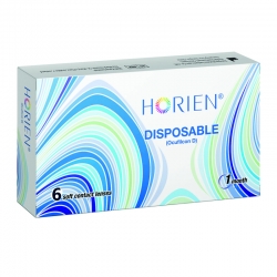 Soczewki kontaktowe Horien Disposable - miesięczne - 6 szt. 