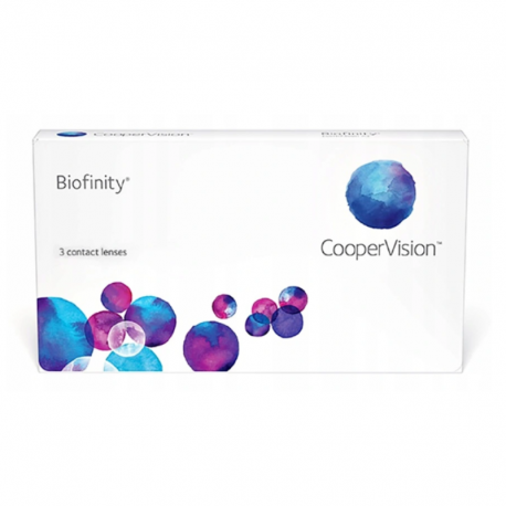 Soczewki kontaktowe Biofinity - 3 szt. - CooperVision